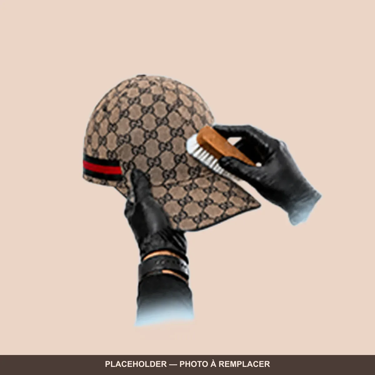 Nettoyage casquette — après