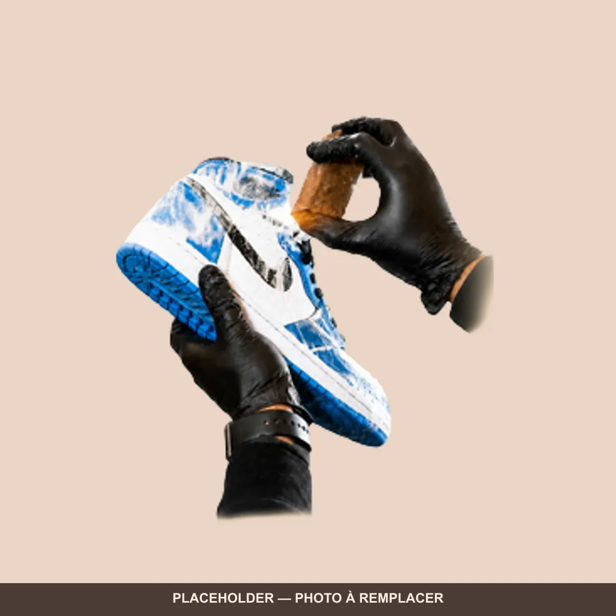 Nettoyage sneakers — après