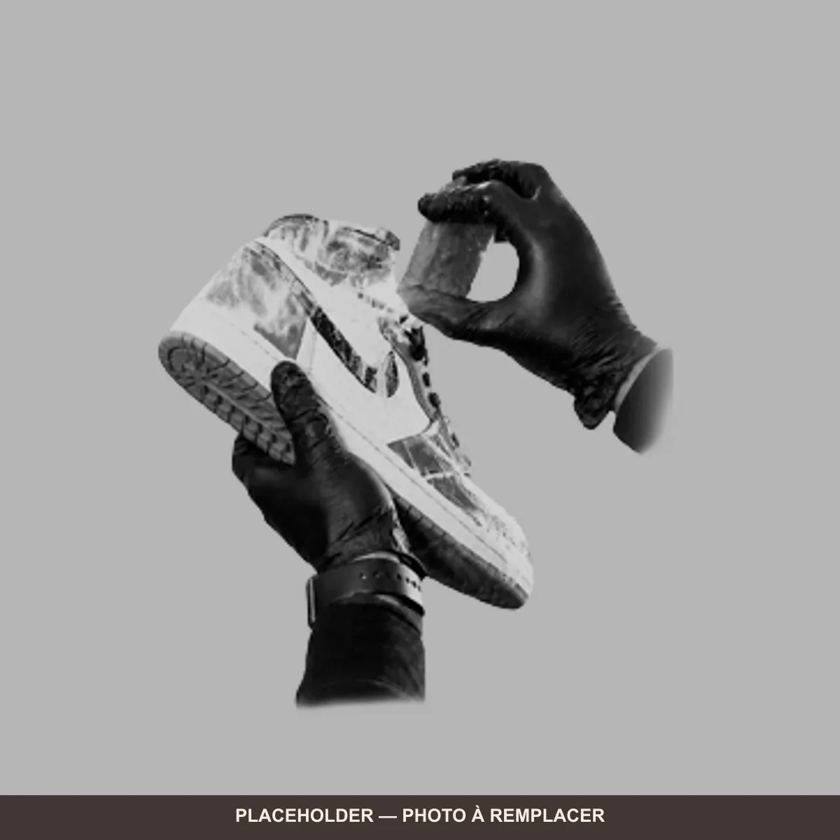 Nettoyage sneakers — avant